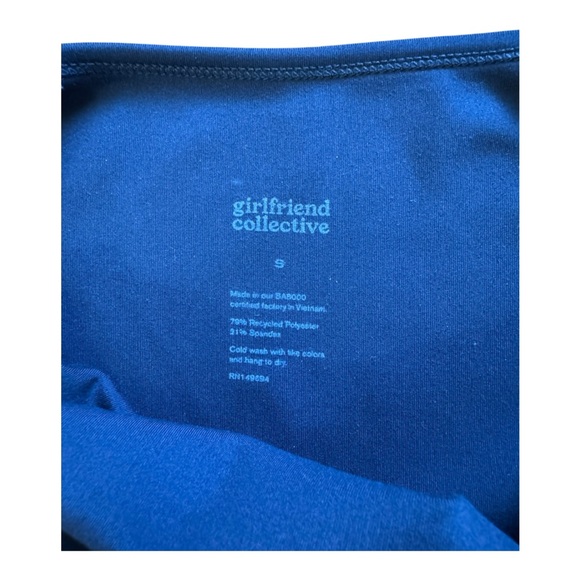 GIRLFRIEND COLLECTIVE | Cami Unitard Jumpsuit in Midnight Navy Blue, Size Small - Picture 10 of 16